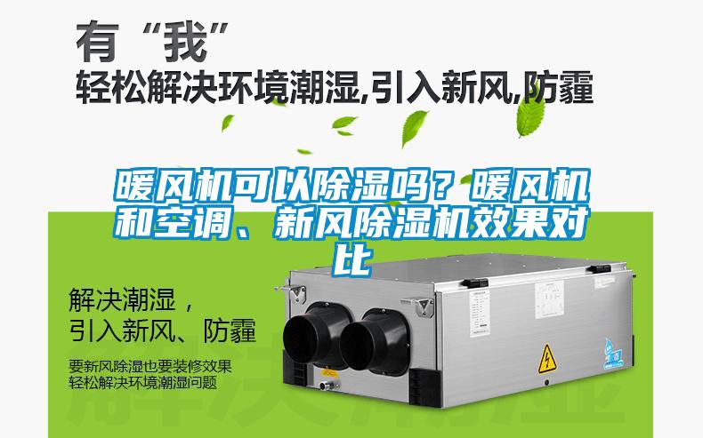 暖風(fēng)機(jī)可以除濕嗎？暖風(fēng)機(jī)和空調(diào)、新風(fēng)除濕機(jī)效果對(duì)比