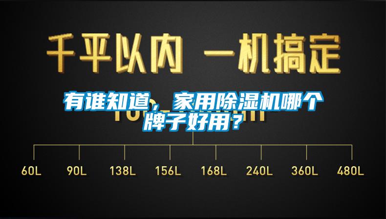 有誰(shuí)知道，家用除濕機(jī)哪個(gè)牌子好用？
