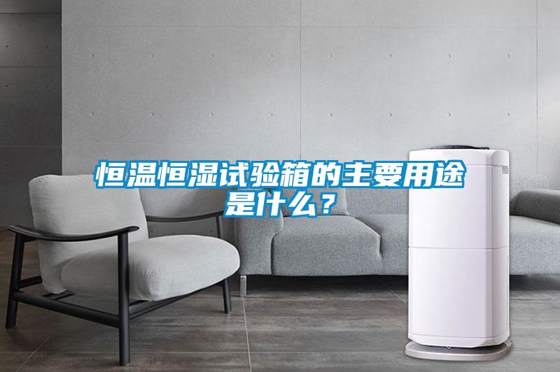 恒溫恒濕試驗(yàn)箱的主要用途是什么？