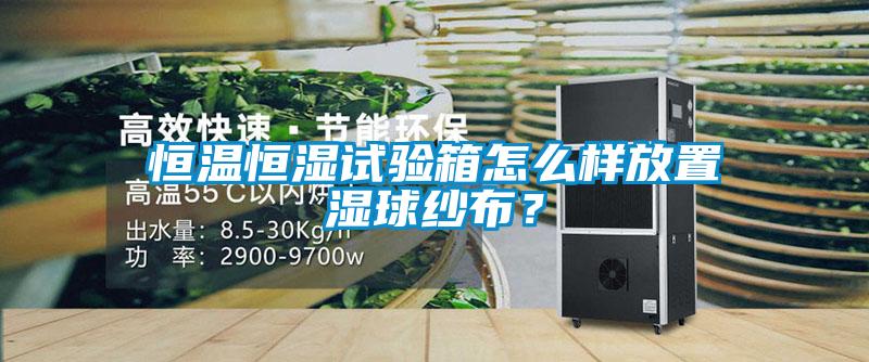 恒溫恒濕試驗(yàn)箱怎么樣放置濕球紗布？