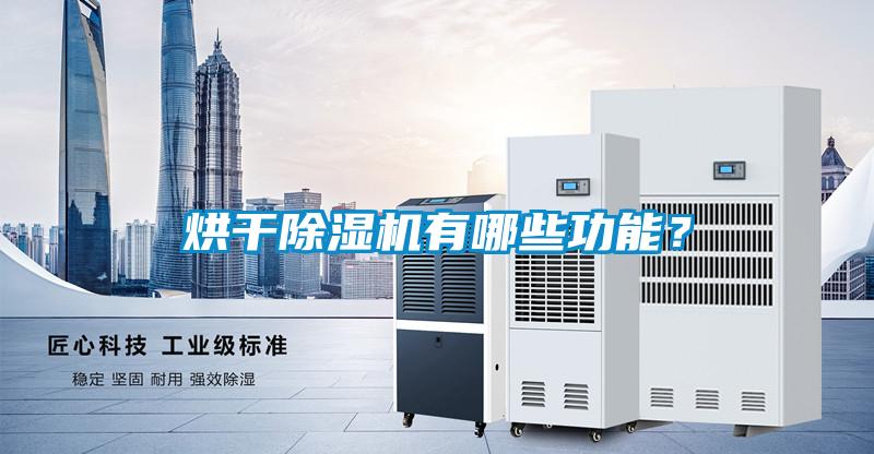 烘干除濕機有哪些功能？