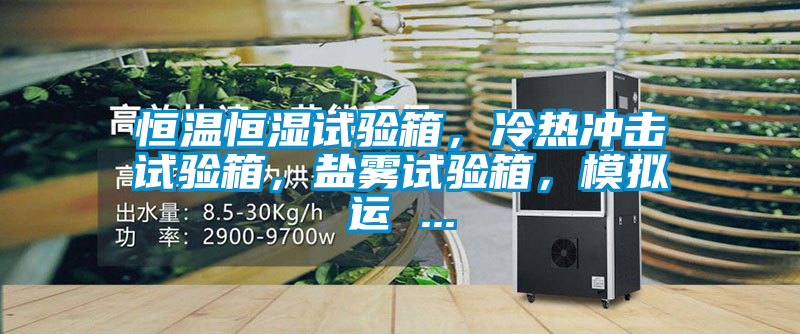 恒溫恒濕試驗箱，冷熱沖擊試驗箱，鹽霧試驗箱，模擬運 ...