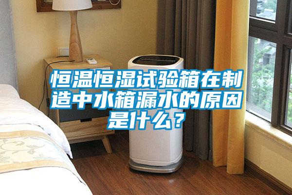 恒溫恒濕試驗箱在制造中水箱漏水的原因是什么？