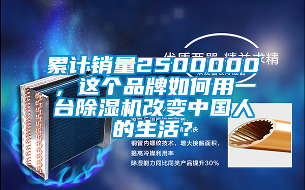 累計銷量2500000，這個品牌如何用一臺除濕機改變中國人的生活？