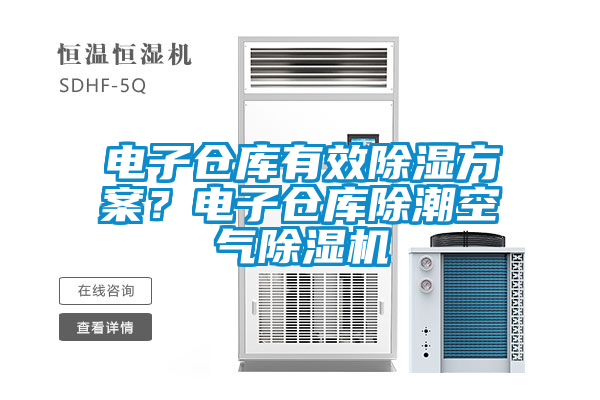 電子倉庫有效除濕方案？電子倉庫除潮空氣除濕機