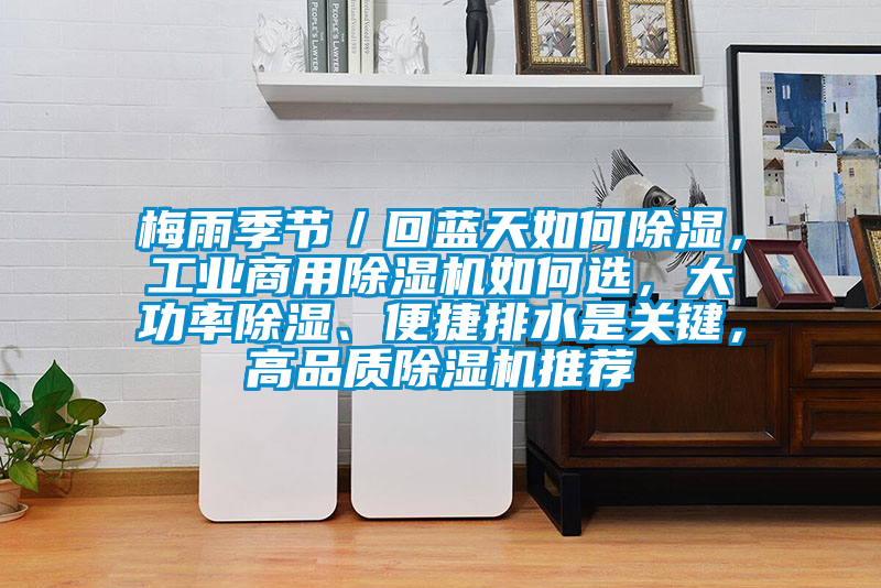 梅雨季節(jié)／回藍(lán)天如何除濕，工業(yè)商用除濕機(jī)如何選，大功率除濕、便捷排水是關(guān)鍵，高品質(zhì)除濕機(jī)推薦