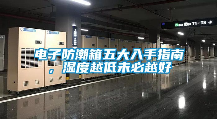 電子防潮箱五大入手指南，濕度越低未必越好