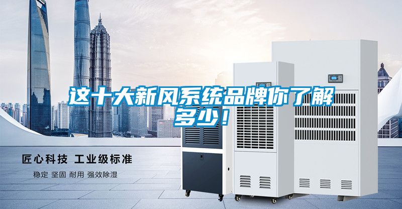 這十大新風(fēng)系統(tǒng)品牌你了解多少！