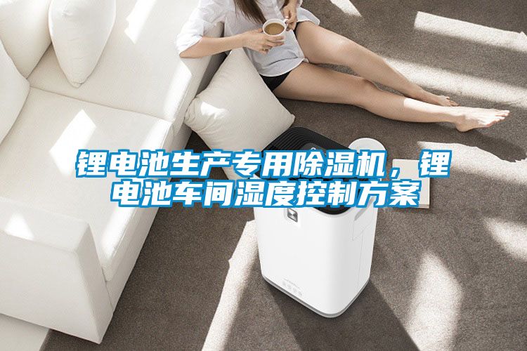 鋰電池生產(chǎn)專用除濕機，鋰電池車間濕度控制方案