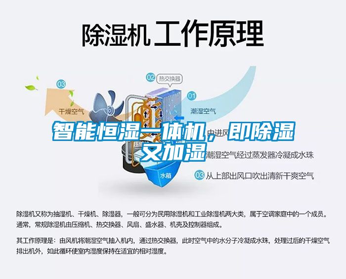 智能恒濕一體機(jī)，即除濕又加濕