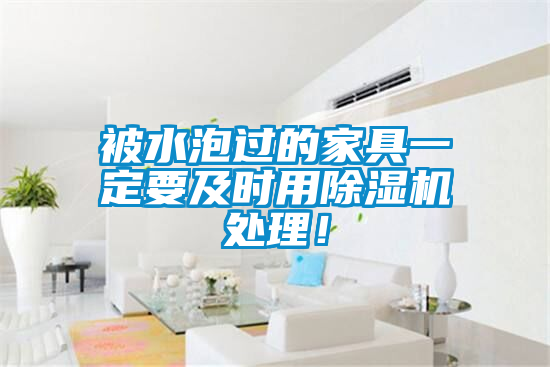 被水泡過的家具一定要及時(shí)用除濕機(jī)處理！