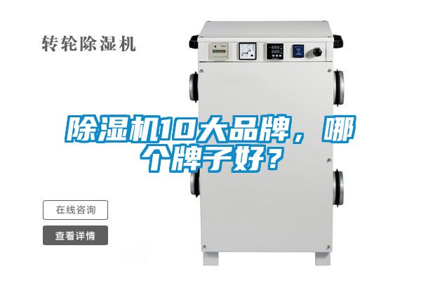 除濕機10大品牌，哪個牌子好？