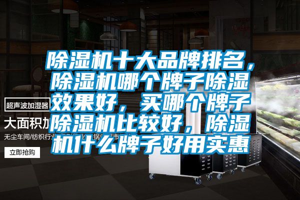 除濕機十大品牌排名，除濕機哪個牌子除濕效果好，買哪個牌子除濕機比較好，除濕機什么牌子好用實惠