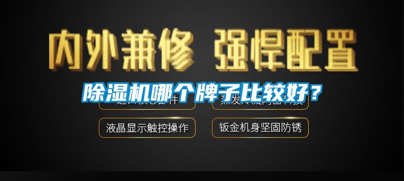 除濕機哪個牌子比較好？