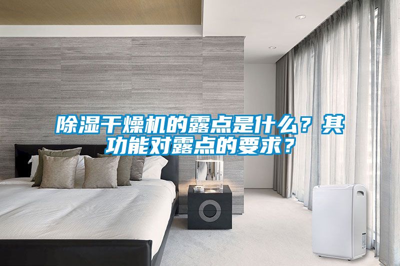 除濕干燥機的露點是什么？其功能對露點的要求？
