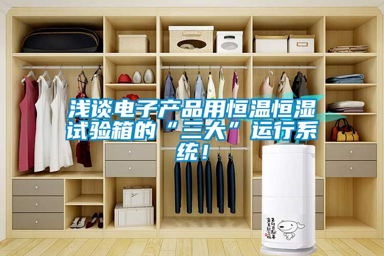 淺談電子產(chǎn)品用恒溫恒濕試驗箱的“三大”運(yùn)行系統(tǒng)！