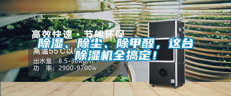 除濕、除塵、除甲醛，這臺(tái)除濕機(jī)全搞定！