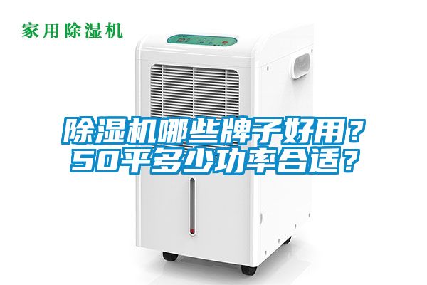 除濕機哪些牌子好用？50平多少功率合適？