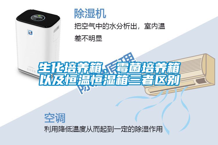 生化培養(yǎng)箱、霉菌培養(yǎng)箱以及恒溫恒濕箱三者區(qū)別