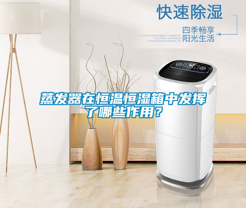 蒸發(fā)器在恒溫恒濕箱中發(fā)揮了哪些作用？