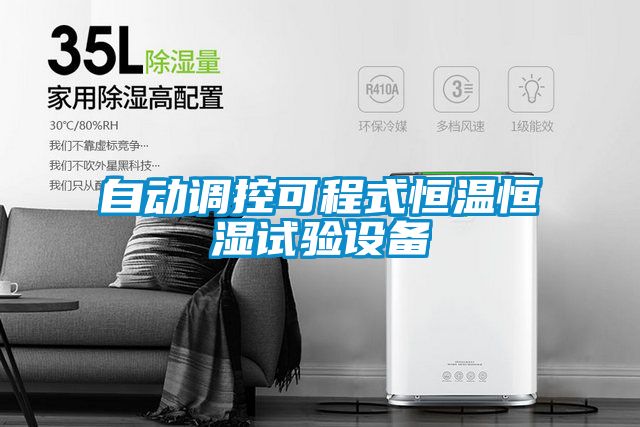 自動調(diào)控可程式恒溫恒濕試驗設備