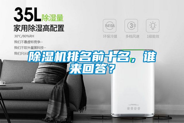 除濕機排名前十名，誰來回答？