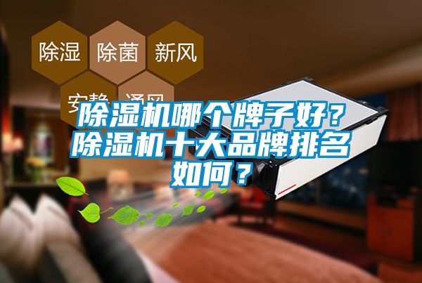 除濕機哪個牌子好？除濕機十大品牌排名如何？