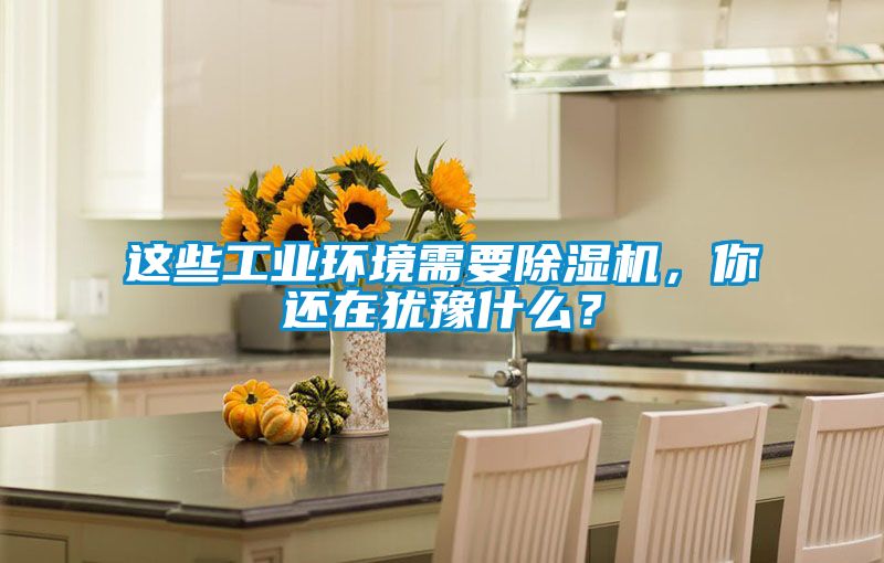 這些工業(yè)環(huán)境需要除濕機，你還在猶豫什么？