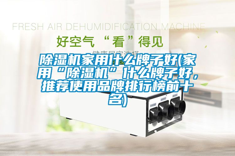 除濕機家用什么牌子好(家用“除濕機”什么牌子好，推薦使用品牌排行榜前十名)