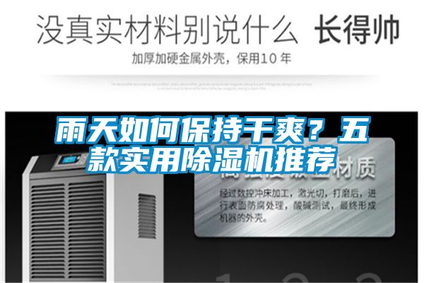 雨天如何保持干爽？五款實用除濕機(jī)推薦