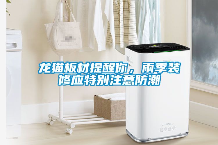 龍貓板材提醒你，雨季裝修應(yīng)特別注意防潮