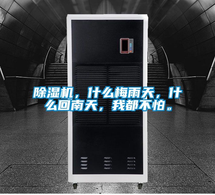 除濕機(jī)，什么梅雨天，什么回南天，我都不怕。