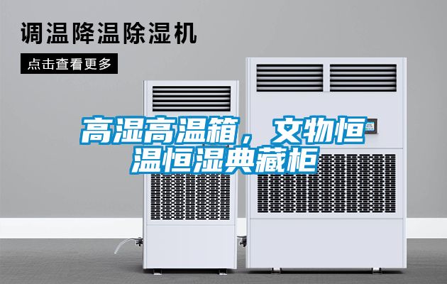 高濕高溫箱，文物恒溫恒濕典藏柜