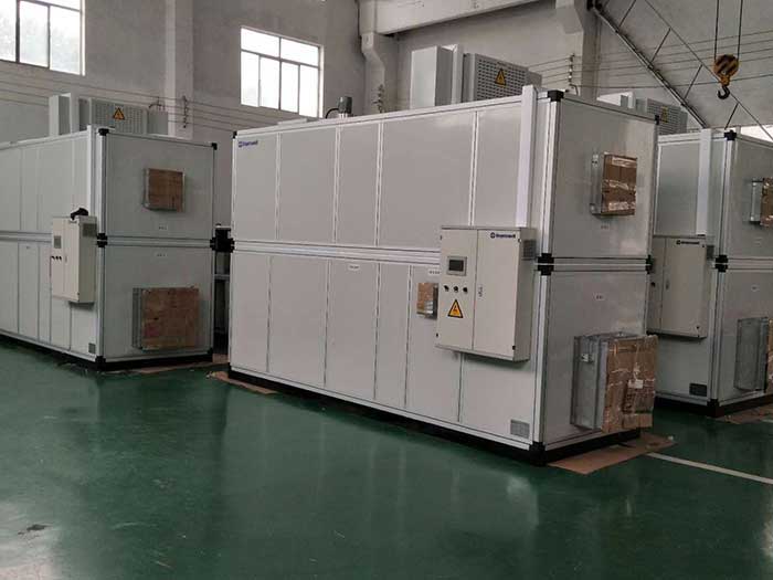 濟(jì)南銘威化工鋰電池鈷酸鋰零下40℃露點，三臺全新風(fēng)轉(zhuǎn)輪除濕機(jī)組